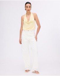 Minima Esenciales - Mollie Jersey Halter Bodysuit