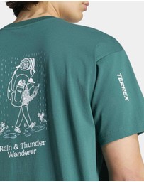 adidas Performance - TERREX WANDERER GRAPHIC T-SHIRT Mens