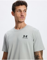 Under Armour - UA Logo Emb Heavyweight SS T-Shirt