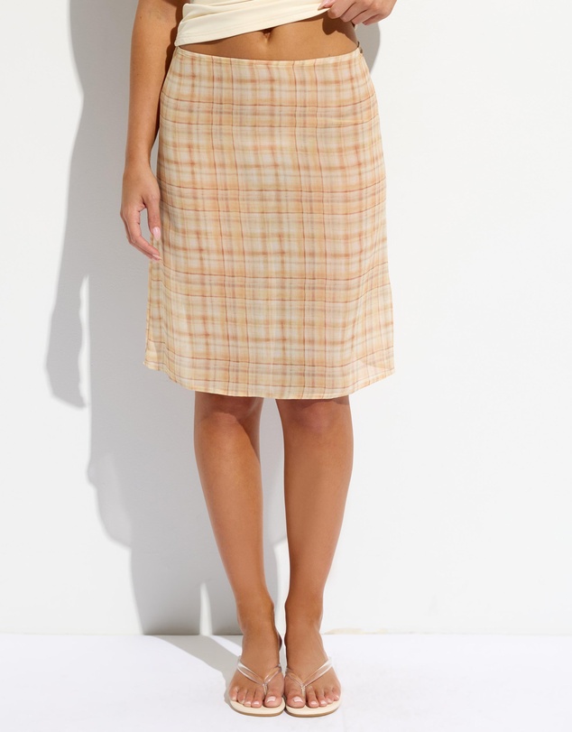 Dazie - Marnie Sheer Midi Skirt