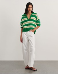 Jag - Lily Collared Knit