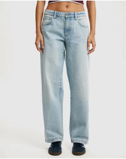 Cotton On - Low Rise Straight Jeans