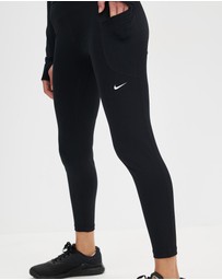 Nike - Pro Sculpt High-Waisted 7/8 Leggings with Pockets