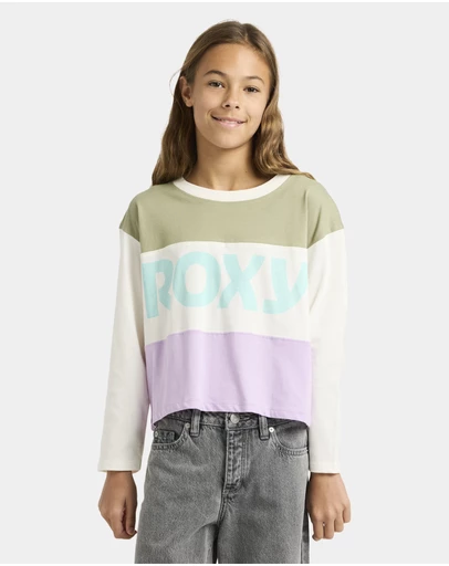 Roxy - Girls 4 to 16 Sundaze Spirit Long Sleeve T-Shirt