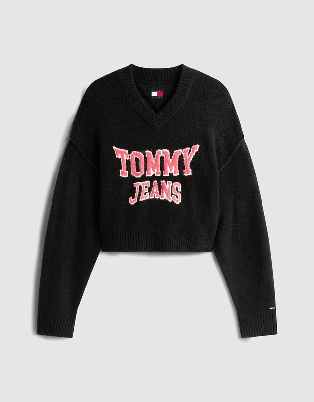 Tommy Jeans - Varsity V-neck Sweater