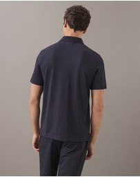 Calvin Klein - Tonal Stripe Jacquard Polo Shirt