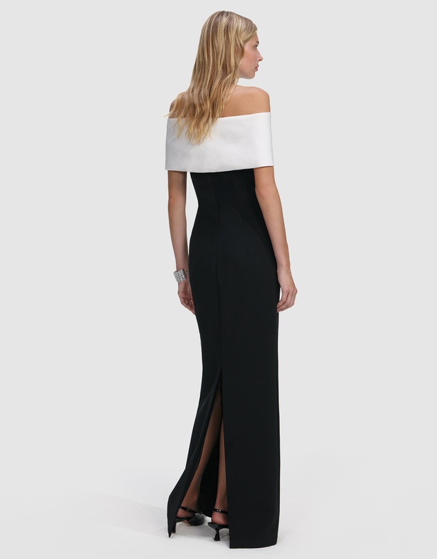 Self Portrait - Crepe Flower Maxi Dress