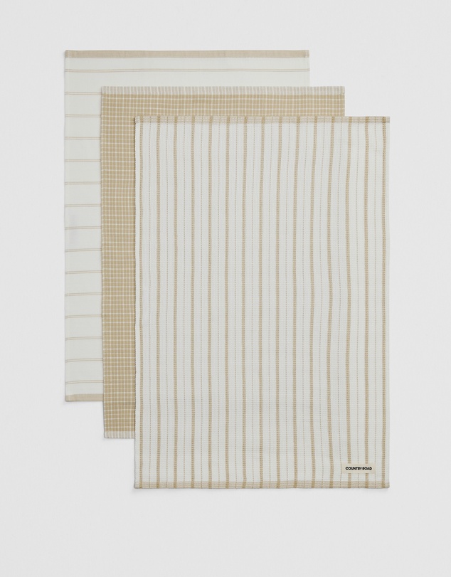 Country Road - Laine Australian Cotton Tea Towel Pack Of 3