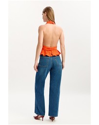 Bardot - Amala Pleated Halter Neck