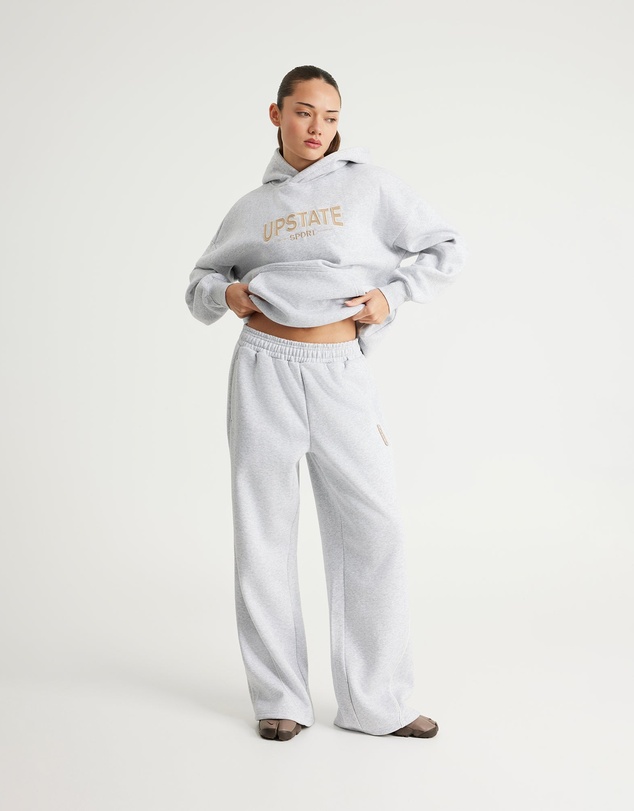 Upstate - Off-Duty Track Pant - Grey Marle