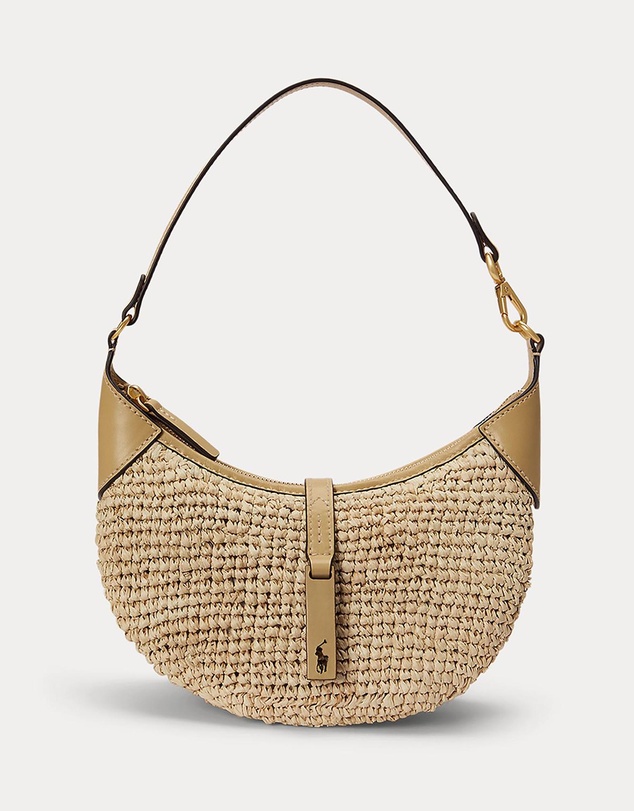 Polo Ralph Lauren - Polo ID Raffia Mini Shoulder Bag - The ICONIC Exclusive