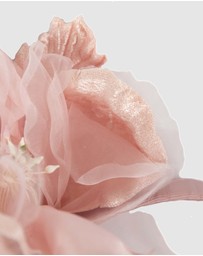 Fillies Collection - Large Pink Flowers Headband