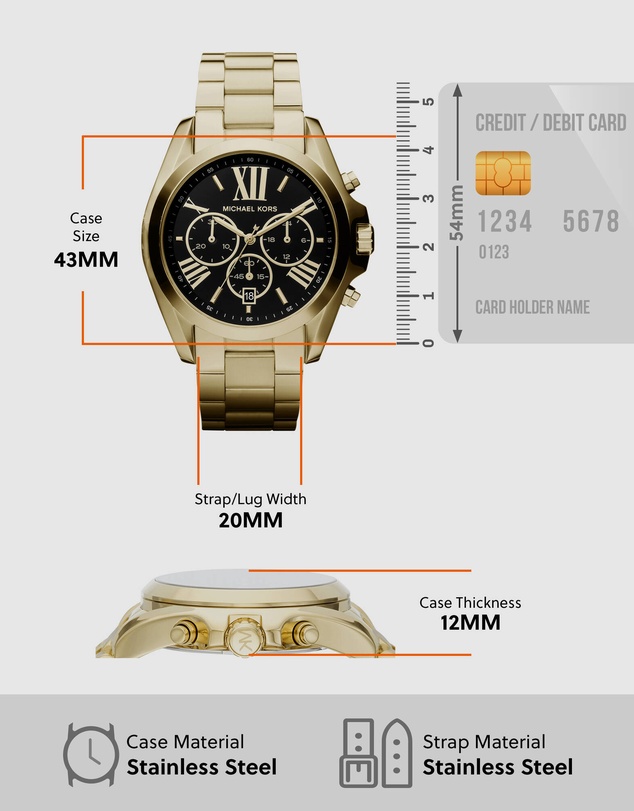 Michael Kors - Michael Kors Bradshaw Gold Watch