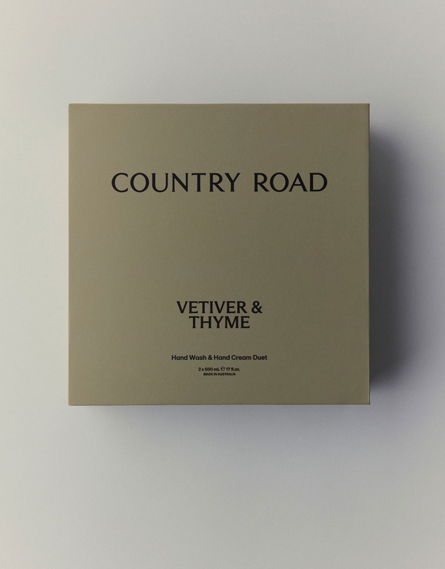 Country Road - Australian Made Vetiver & Thyme Hand Care Duet