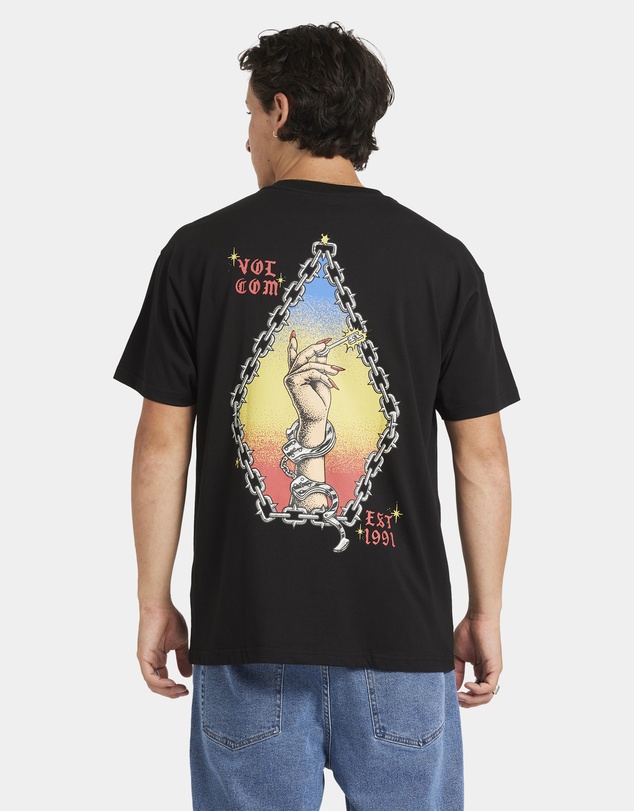 Volcom - Mens Featured Artist Daniel Shepard Unlocked T-Shirt