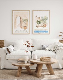 Olive et Oriel - Arched Home Art Print
