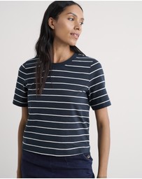 Seasalt - Seasalt Cornwall Navy Copseland T-Shirt Jersey