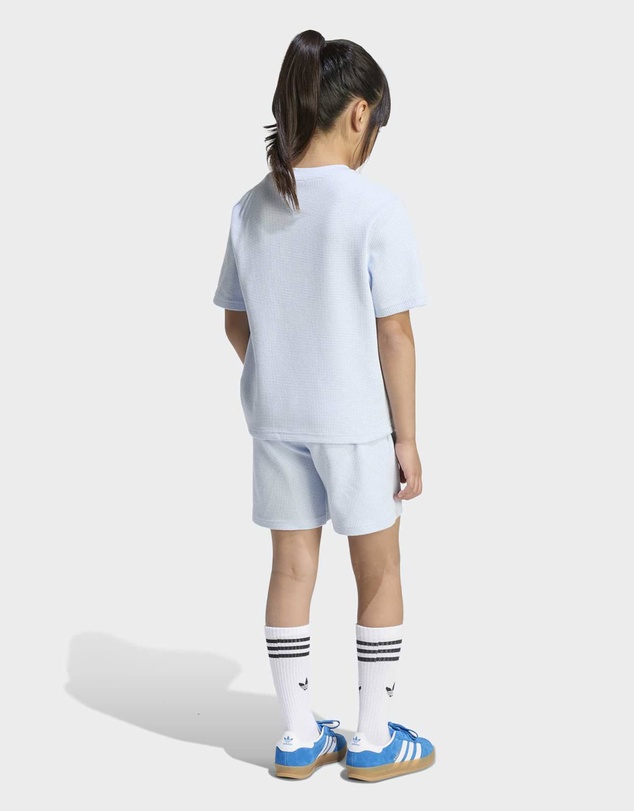 adidas Originals - Loose Waffle Short T-Shirt Set - Kids