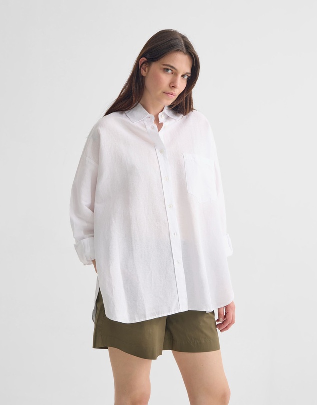 Oxford - Erika Washed Casual Linen Shirt