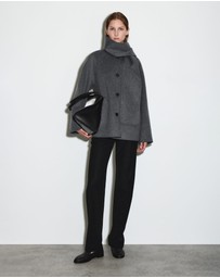 COS - Double-Faced Wool Scarf Jacket