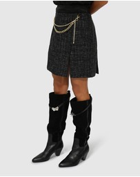 Belle & Bloom - Set Me Free Tweed Skirt