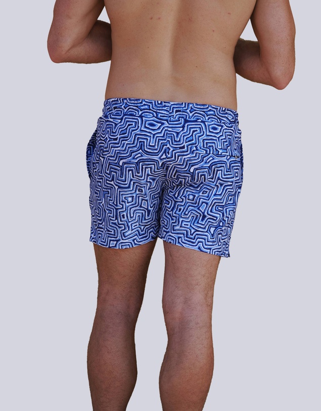 Gali Swimwear - Lukarrara Blue Swim Shorts