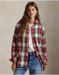Polo Ralph Lauren - Relaxed Fit Plaid Cotton Twill Shirt - ICONIC EXCLUSIVE