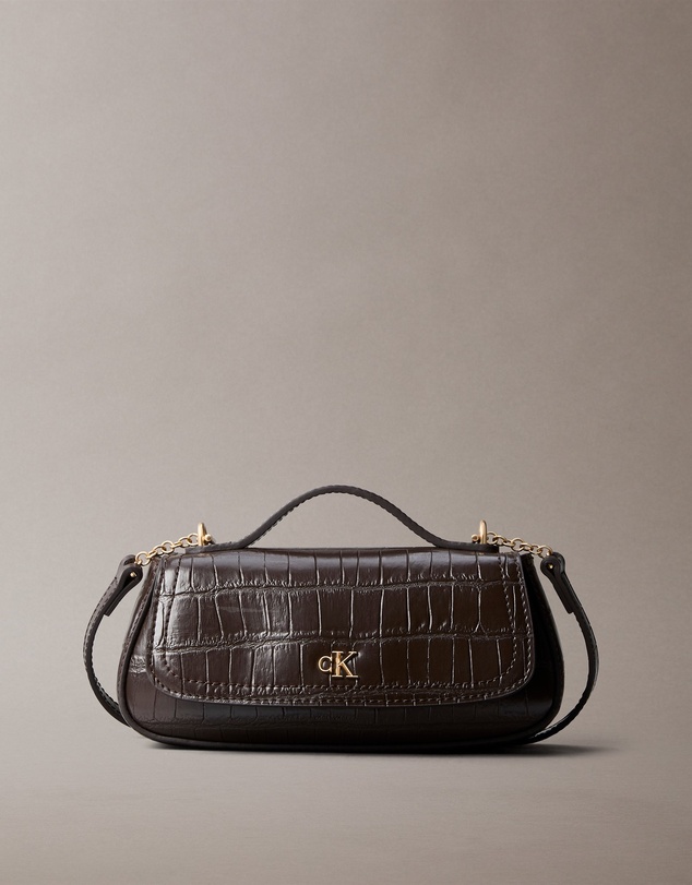 Calvin Klein - Croc Embossed Crossbody Bag