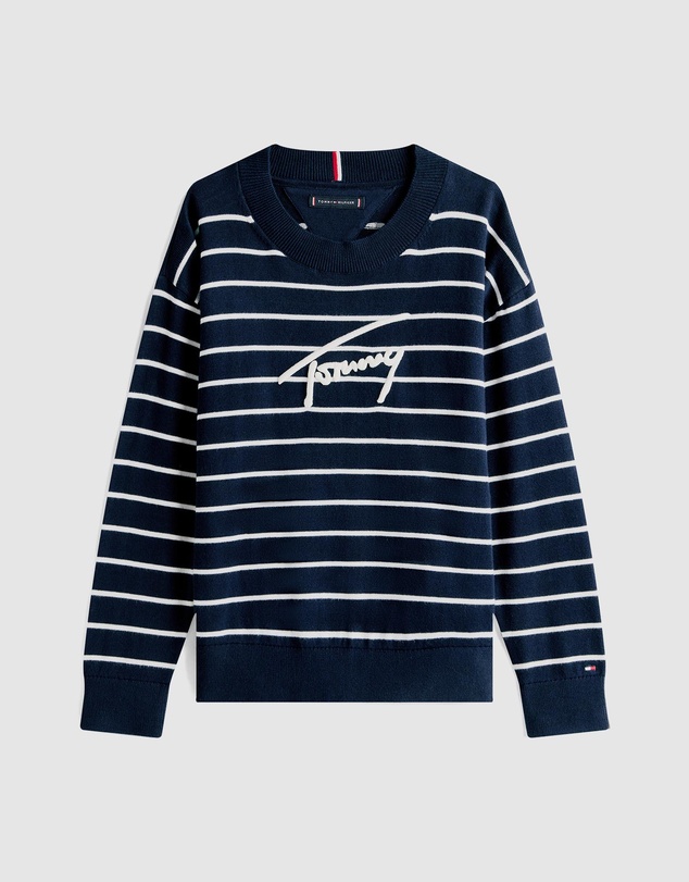 Tommy Hilfiger - Varsity TH Signature Logo Jumper - Kids