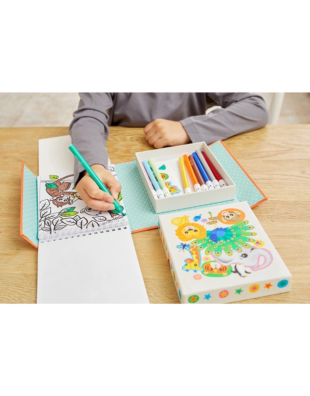 Tiger Tribe - Colouring Set - Zoo