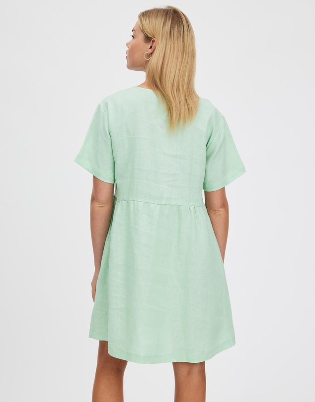 White By FTL - Zavi Linen Dress