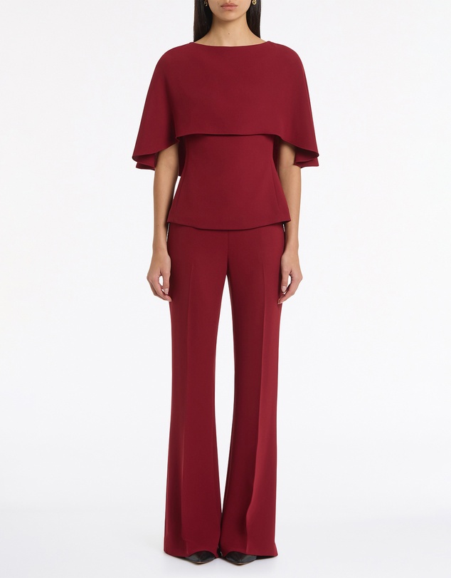 Carla Zampatti - Cabernet Crepe Cape Top