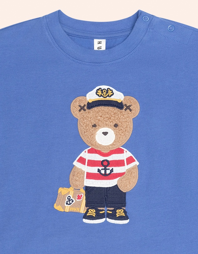 Huxbaby - Nautical Hux Drop Shoulder Slouchy Tee - Babies-Kids
