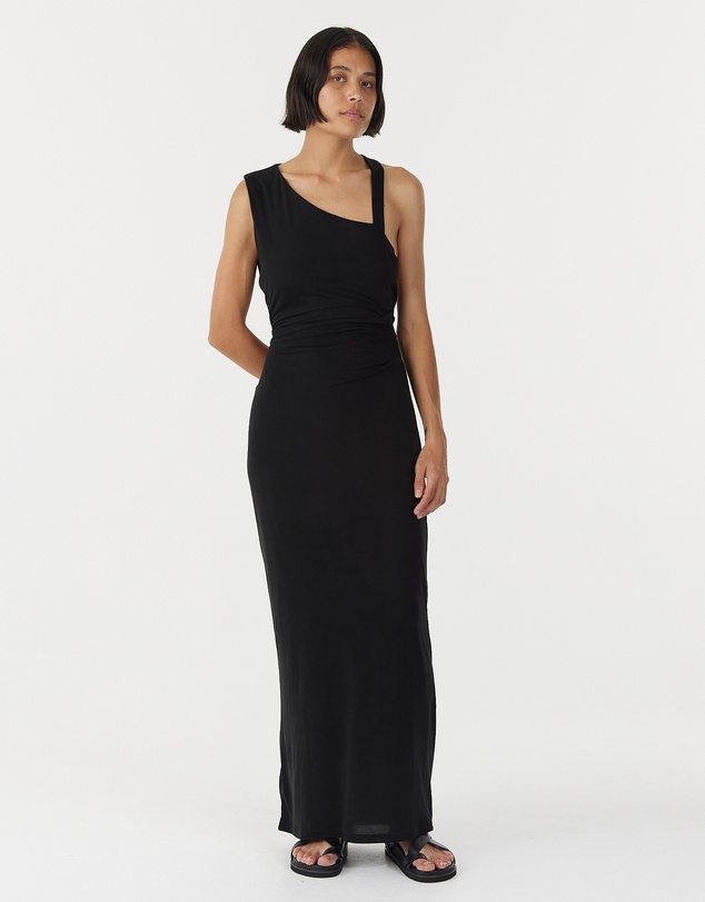 Third Form - Stirling Twist Asymmetric Maxi Dress