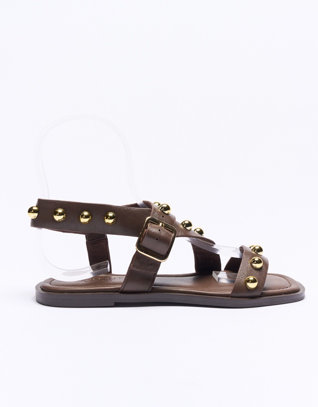 Walnut Melbourne - Reid Leather Sandal