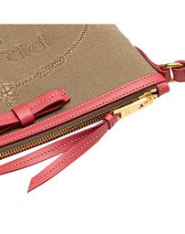 Pre-Loved by Azura Reborn - Pre-Loved Canvas Canapa Logo Bow Crossbody