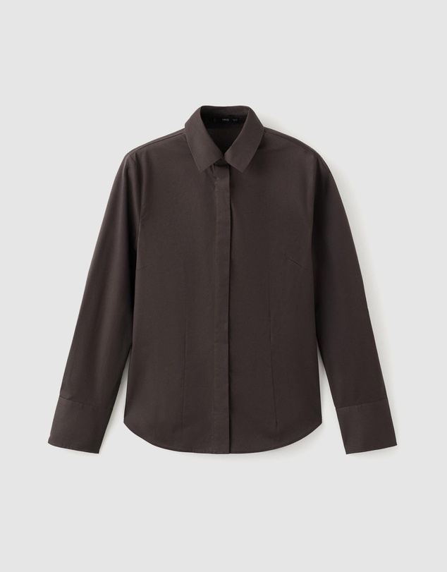 M.N.G - Slim-Fit Poplin Shirt