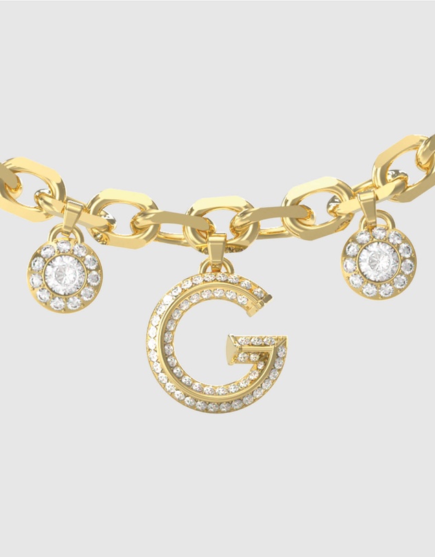GUESS - Gold-Tone G Crystal Bracelet