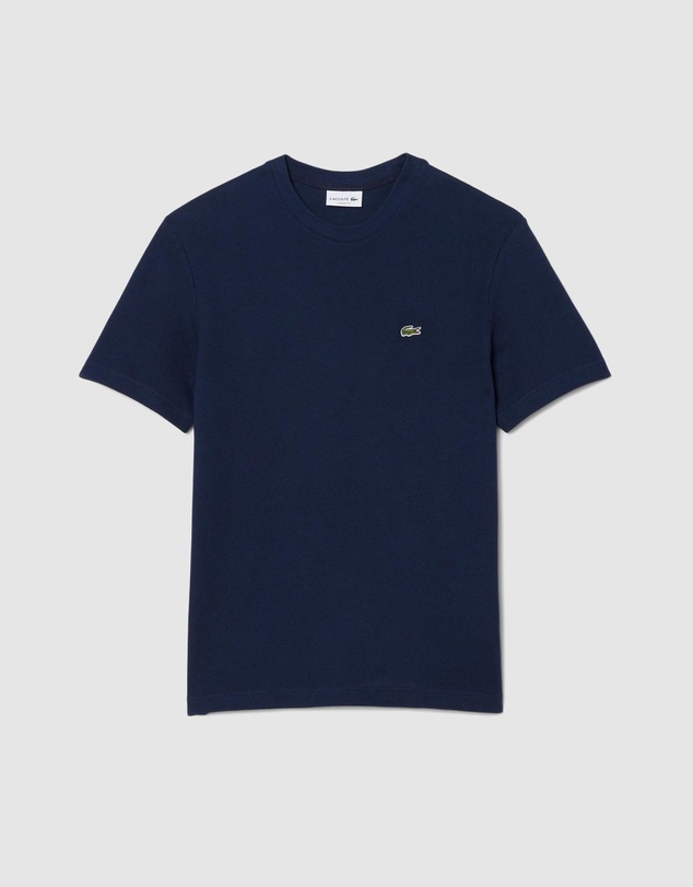 Lacoste - Heavy Cotton And Linen Piqué T-Shirt