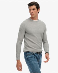 Superdry - Light Weight Cotton Texture Jumper