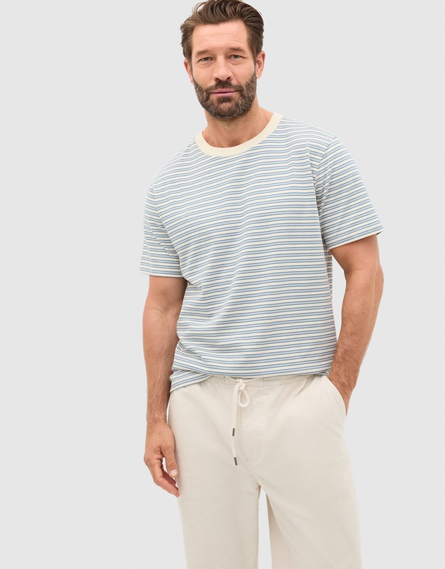 Seed Heritage - Stripe Crew Tee