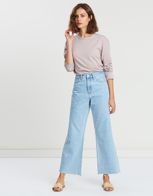 Assembly Label - High Waist Flare Jean