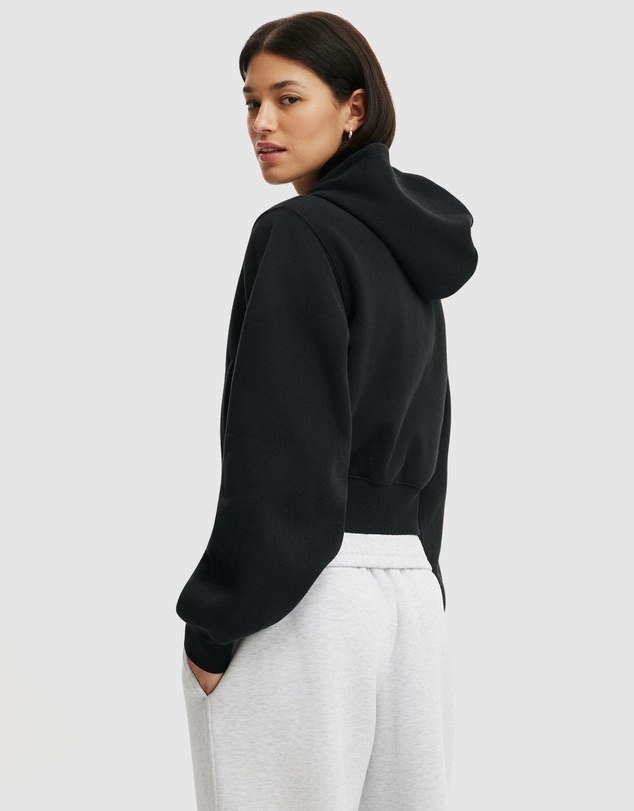 Cotton On Body Active - Plush Relaxed Zip Through Hoodie
