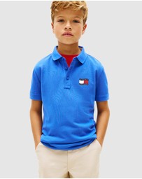 Tommy Hilfiger - Boys Regular Fit Wavy Flag Polo Shirt - Kids