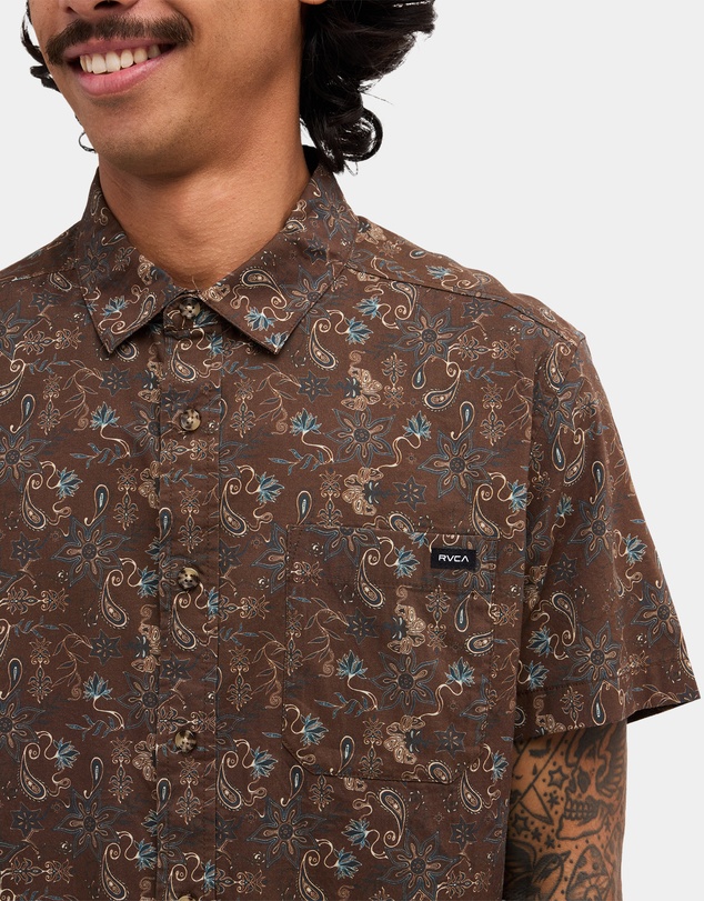 RVCA - Mens Atlantic Short Sleeve Shirt