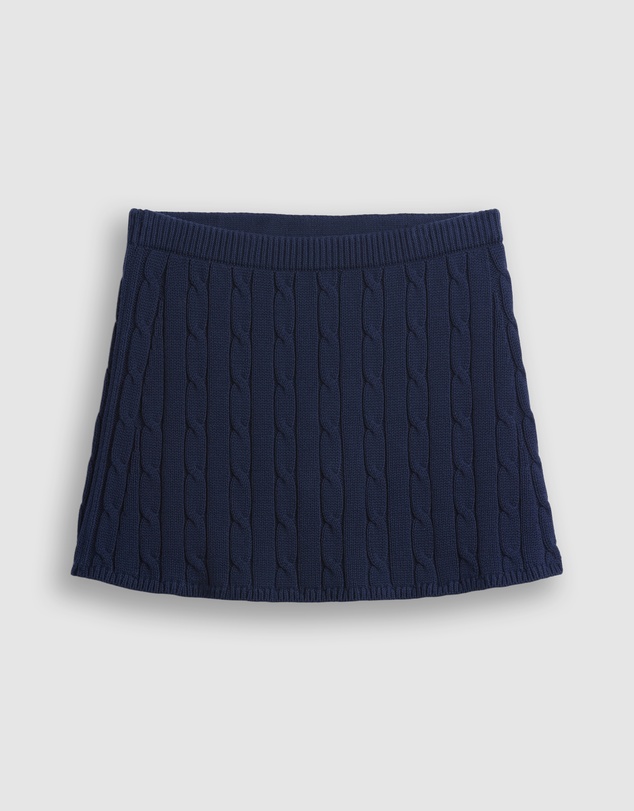 GAP - Cotton Cable Sweater Mini Skort