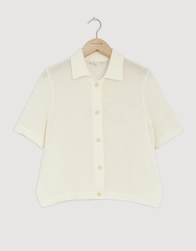 Revibe - Repaired Assembly Label Cotton Womens Shirts S/S