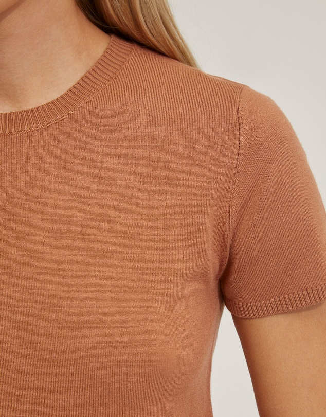 Oxford - Olivia Crop Knit Top