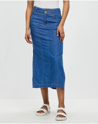 DRICOPER DENIM - Mona Rodeo Tencel Skirt
