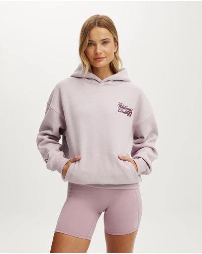 Cotton On Body Active - Plush Premium Graphic Hoodie